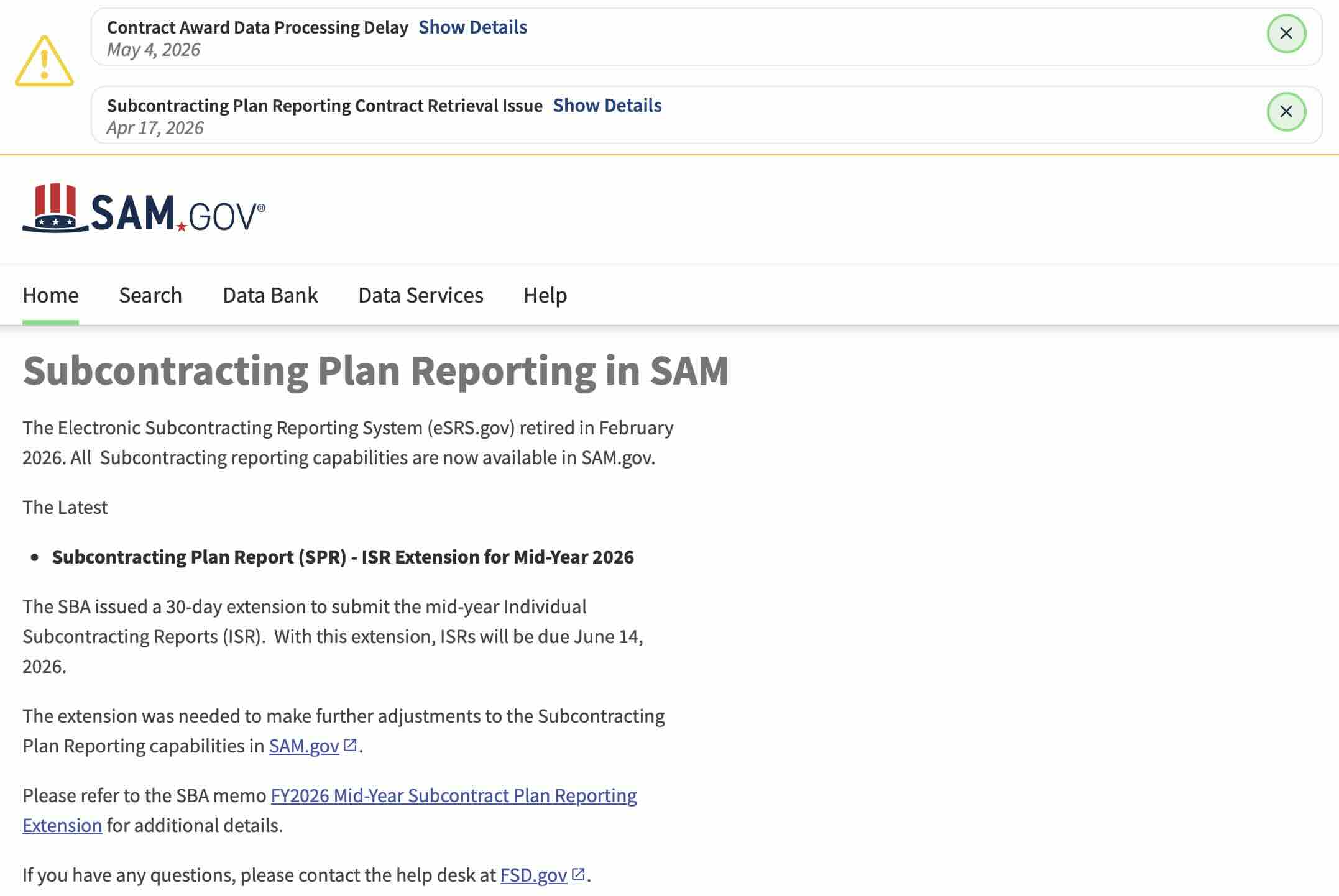 eSRS Retired. Your ISR Is Due June 14. Here's How to File It in SAM.gov